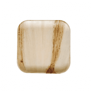 10″ (25 cm) Compostable Palm Leaf Square Plates