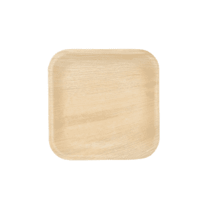 8" (20 cm) Square Palm Leaf Plates | Eco Disposable Plates UK