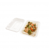 9x6_Bagasse (2) Bagasse Compostable Lunch Box 9x6 Inch