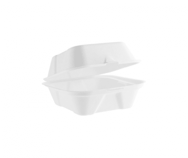 BURGER BOX 6 x 6 Bagasse Burger Box