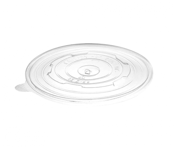 ClearRoundLid (2) Kraft Food Bowl Clear PP Lid Fits - 500/750/1000ml