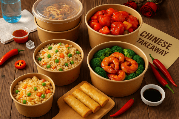 750ml (26oz) Round Kraft Paper Bowls
