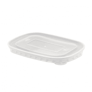 Rectangular Kraft Bowl PP Lid