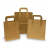 SOSBags (3) S.O.S Kraft Large Bags with Flat Handles