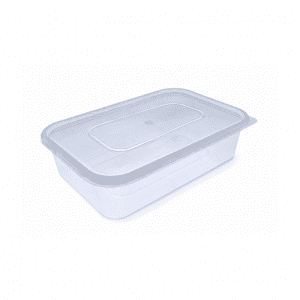 500ml Microwavable Plastic Containers & Lids