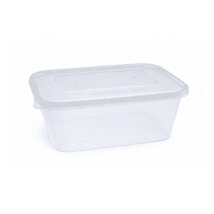 1000ml clear Microwavable Container & Lid