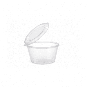 1oz Hinged Portion Pots with Lids