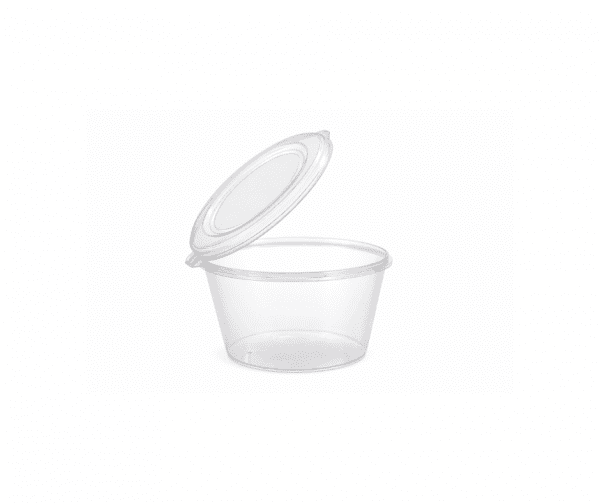 1oz Hinged Portion Pots with Lids