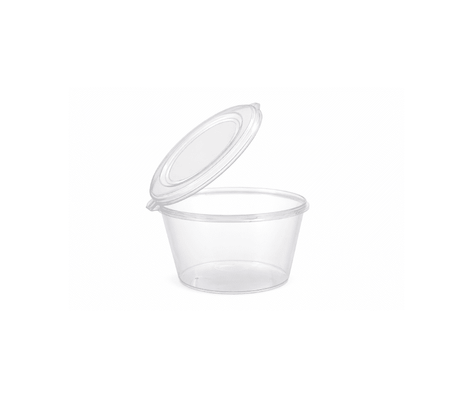 1oz Hinged Portion Pots with Lids
