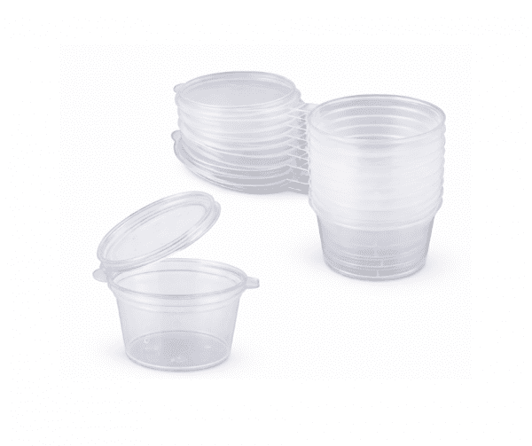 2oz Hinged Portion Pots with Lids