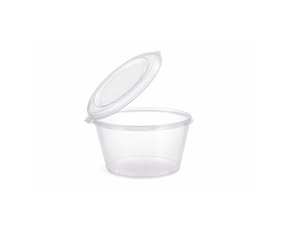 2oz Hinged Portion Pots with Lids