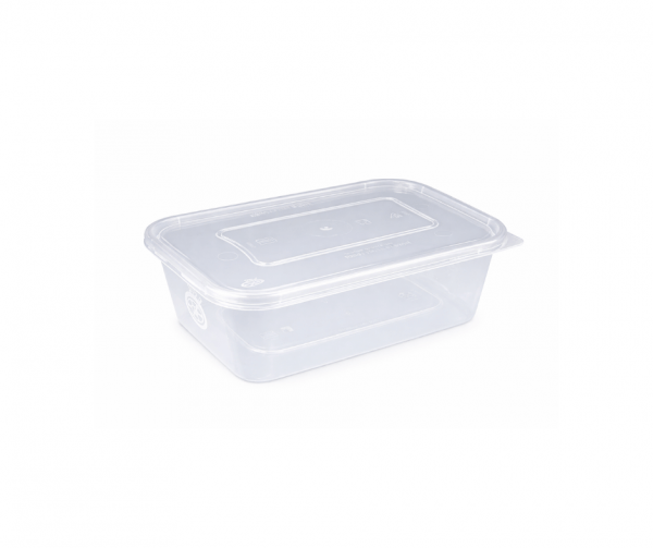 650 ML Microwavable food container with lid