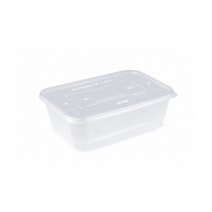 750ml clear Microwavable Container & Lid