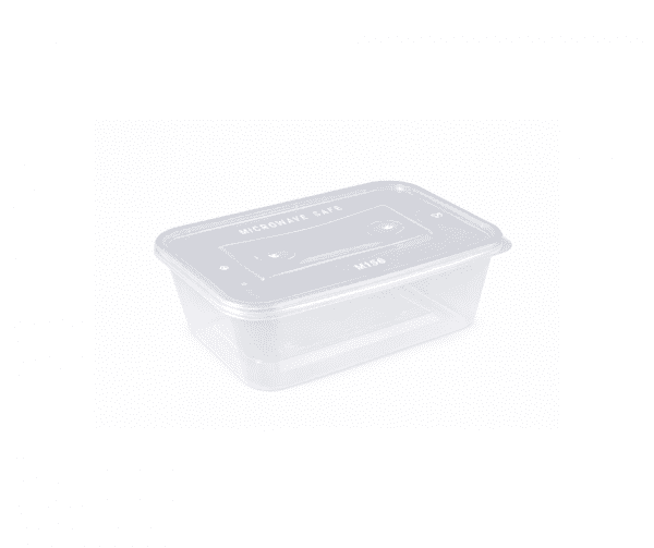 750ml clear Microwavable Container & Lid 750ml clear Microwavable Container & Lid